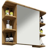 MID.YOU Omara Z Ogledalom Nilosi, Bela, Barva Hrasta | Shoptok.si