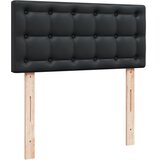  s oprugama i madracem crni 80 x 200 cm od umjetne kože | shoptok.hr