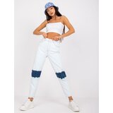 RUE PARIS Jeans trousers-RO-SP-PNT-N10.50P-light blue | Shoptok.si