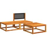  Vrtni set od 3 dijela s jastucima, akacija i ratan | Eponuda.com