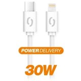 ALIGATOR DATKP51 - USB kabl USB-C / Lightning 30W Power Delivery 1,5m bela | Eponuda.com