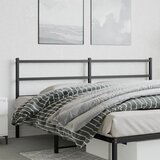 vidaXL Metalno uzglavlje crno 180 cm | shoptok.hr