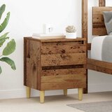 vidaXL Posteljna omarica Star les 40 x 35 x 50 cm Konstruiran les, (5000107280) | Shoptok.si