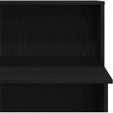 vidaXL sprejemna pisalna miza črna 100x50x103,5 cm inženirski les, (22094740) | Shoptok.si