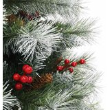  Umjetno božićno drvce S LED lampica Zelena i bijela 150 cm | shoptok.hr