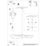  Obesna svetilka ESKOLA 110 črna, (21347523) | Shoptok.si