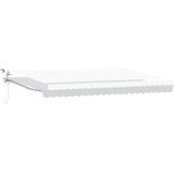 vidaXL automatska uvlačiva tenda s LED bijela 500x300 cm | shoptok.hr
