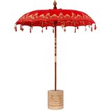  Balineški Parasol Crvena 180-190 cm Pamuk solidno drvo | shoptok.hr