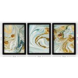Wallity 3SC116 Multicolor Decorative Framed Painting (3 Pieces) Cene
