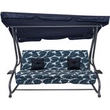  Vrtna ljuljačka sa sklopivim sjedalom i podesivom nadstrešnicom - BLU | Shoptok.si