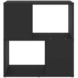 Ormarić za knjige crni 60 x 24 x 63 cm konstruirano drvo | shoptok.hr