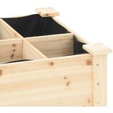  Vrtna saksija Bež 161,5 x 45 x 76,5 cm Čvrsto drvo jele | shoptok.hr