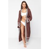 Trendyol Brown Maxi Woven Ribbon Accessory Kimono&Kaftan | ePonuda.com