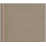 Balkonski zaslon smeđesivi 90x800 cm 100 % poliester Oxford | shoptok.hr