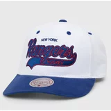 Mitchell & Ness Bombažna bejzbolska kapa NHL NEW YORK RANGERS bela barva