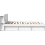  Okvir kreveta s pohranom Bijela 150 x 200 cm Konstruirano drvo | shoptok.hr