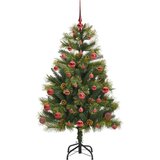 vidaXL Umjetno zložljivo božićno drevo s stožci Zelena 150 cm | Shoptok.si