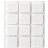 Madras doo Beograd Podloga za nameštaj, samolepljiva, četvrtasta BELA 100x100mm, pak. 1kom | ePonuda.com