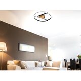  LED prigušiva stropna svetiljka LED/75W/230V 3000-6500K braon/crna + daljinski upravljač | Eponuda.com