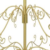 vidaXL Kovinsko božično drevesce Zlata 90 cm Jeklo s prašnim premazom | Shoptok.si