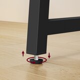  Računalni stol MAX 1.0 - rustikalne / crne noge | shoptok.hr