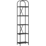  Polica Crni hrast 40 x 30 x 183 cm Konstruirano drvo | shoptok.hr