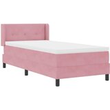  Krevet s opruga kutije Ružičasta 200 x 100 cm Baršun | shoptok.hr