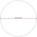  Tepisi za područja Kružni HUARTE Bež Ø 120 CM Poliester - Bež Ø 120 cm Uzorak vala | shoptok.hr