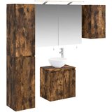  Set ormarića za kupaonicu 5 kom. Dimljeni hrast | shoptok.hr