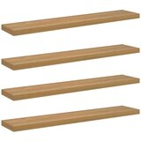  Polica na zidu 4 pcs Smeđa 120 x 23 5 x 4 cm Konstruirano drvo | shoptok.hr
