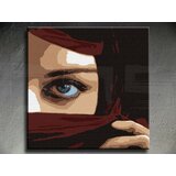 Ručno slikane slike na platnu pop art eye (umetnicke slike)