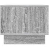  Klubska miza Siva Sonoma 90 x 50 x 40 cm Inženirski les, (5000295521) | Shoptok.si