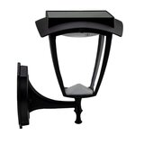  LED solarna zidna lampa LED/2W/3,7V 3000/6000K IP65 2200 mAh crna | Eponuda.com