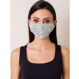 Fashion Hunters White protective mask with a print Cene