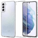 Spigen liquid Crystal ovitek za Samsung Galaxy S21 G991 prozoren z bleščicami | Shoptok.si