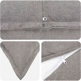  Presvlaka za jastuk 2 pcs HOUTEN Oblačnosiva 40 x 60 cm | shoptok.hr