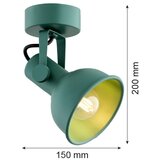  Argon 8299 - Spot svetiljka LENORA 1xE14/7W/230V zelena | Eponuda.com