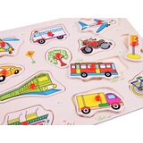  Drvene puzzle vozila 12 elemenata | Eponuda.com