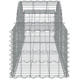  Lučne gabionske košare 7 kom 200x50x40/60 cm pocinčano željezo | shoptok.hr