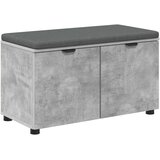  Klupa za hodnik s jastukom Betonsko Siva 80 x 38 x 46 cm | Eponuda.ba