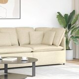  Modularni kutni kauč s jastucima krem boje 100 cm | shoptok.hr