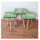 Hanah home Set 3 stočića 3Shp245 Green | ePonuda.com