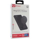 Back up baterija oxpower PDW10 5V 3A (fast+wireless) 12000 mah crna | ePonuda.com