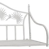  Vrtna klupa Antič White 104 x 52,5 x 89 cm Čelik | shoptok.hr