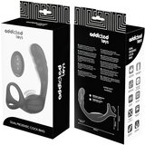 Addicted Toys analni vibrator s prstenom za penis i testise (crni) | shoptok.hr