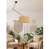  LED podesiv luster na šipci GORTA 1xE27/60W/230V juta | Eponuda.com