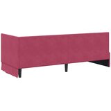  Kutni krevetni okvir s madracem 2 kom. Vinska crvena 80 x 200 cm | Shoptok.si