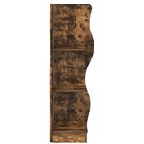  Kutna polica Dimljeni hrast 34 x 33 x 102 cm Konstruirano drvo | Eponuda.ba