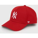 47 Brand Otroška baseball kapa MLB New York Yankees rdeča barva, BMVP17WBV