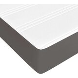  Madrac s džepičastim oprugama sivi 120x190x20cm od umjetne kože | shoptok.hr